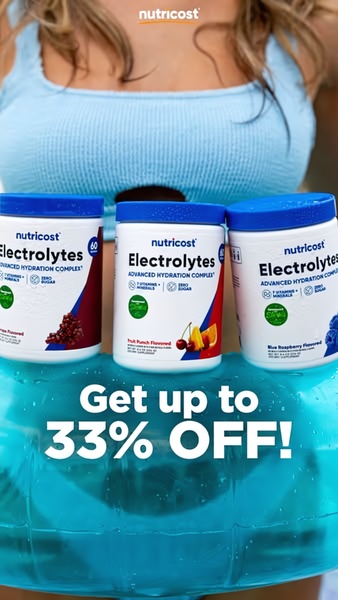 electrolyte powder, hydration supplement, sports drink mix, electrolyte drink, workout supplement, fitness nutrition, hydration powder, sale promotion, lifestyle, fresh, energetic, blue, neutral